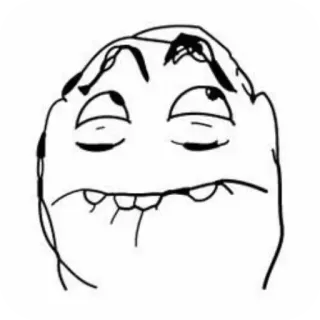 👄 Me Gusta Rage Comics telegram sticker