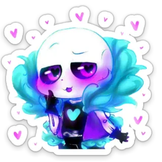 😘 Dessin animé, Mignon, Animé, Chibi telegram sticker