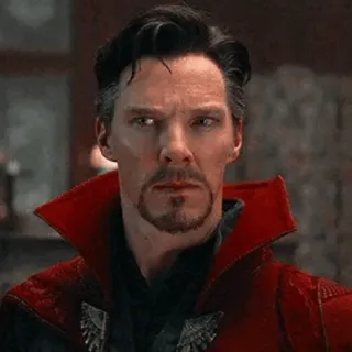 🕸 Dr. Stephen Strange Dr. Strange, Marvel, Superheld, Benedict Cumberbatch, Zauberer, Magie telegram sticker