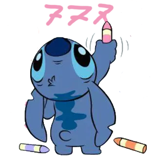🎤 Stitch ZZZ cartoon, sleepy, zzz, Stitch, Lilo & Stitch telegram sticker