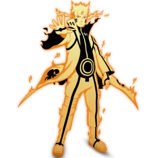 ✊ Naruto Uzumaki Naruto anime, manga, naruto, uzumaki, ninja, cartoon whatsapp sticker