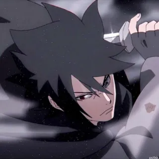 🔪 Sasuke Uchiha Naruto Anime, Manga, Personaje, Espada, Acción, Ninja, Pelea, Uchiha whatsapp sticker