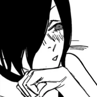 👀 anime, girl, manga, illustration, cartoon, woman telegram sticker