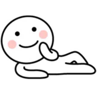 🙂 laying man 🙂 by @r_o_o_m 🙂 telegram stickers