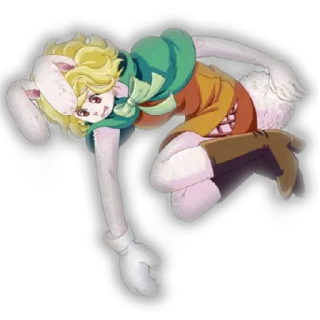 😀 Anime, Coelho, Animal, Personagem, Coelhinho telegram sticker