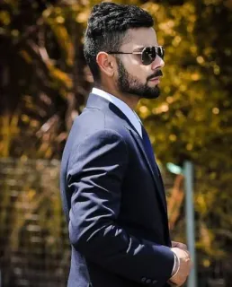 ❤️ Virat Kohli cricketer, Indian cricket team, sports, athlete, portrait, celebrity telegram sticker