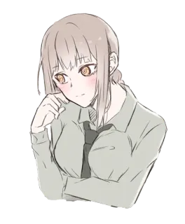 😳 anime, woman, girl, character, illustration telegram sticker