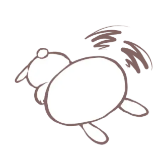 🎀 động vật, chim, dễ thương, đơn giản telegram sticker