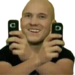📞 celulares, selfie, mãos, sorrindo, tecnologia telegram sticker