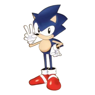 🔋 Sonic the Hedgehog ソニック, セガ, ハリネズミ, 平和, ゲームキャラクター telegram sticker