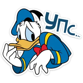 Дональд Дак | Donald Duck :: @TgSticker telegram stickers