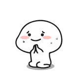 ๐ cute, kawaii, emoji, cartoon, greeting, friendly telegram sticker