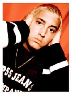 🙉 Eminem P55 JEANS eminem, 说唱歌手, 肖像, 歌手, 音乐, 艺术家 telegram sticker
