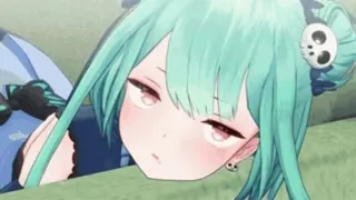 😒 Uruha Rushia Anime, Youtuber Virtual, VTuber, Fofo, Kawaii telegram sticker