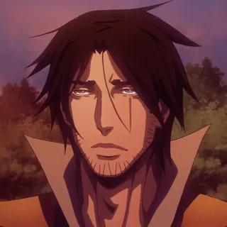 ⚰️ Trevor Belmont Castlevania Аниме, Охотник на вампиров, Netflix, Castlevania, Тревор telegram sticker