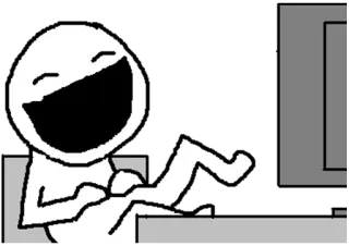 😂 meme, laughter, computer, online, internet, funny telegram sticker