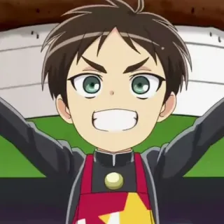 🕶 Eren Yeager Attack on Titan Anime, Personage, Manga, Eren Yeager, Attack on Titan telegram sticker