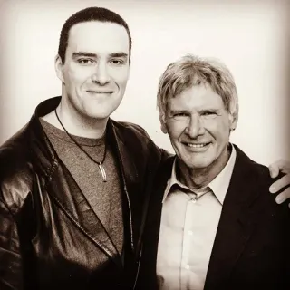 👥 Harrison Ford, actor, celebrity, portrait, man, person telegram sticker