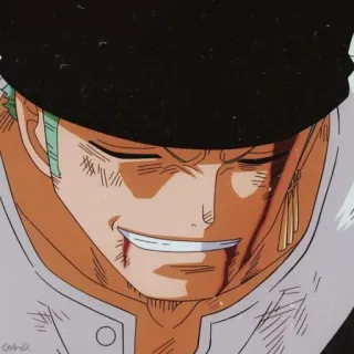 🌽 Roronoa Zoro One Piece anime, one piece, roronoa zoro, zoro, swordsman, manga, fighting, blood, cartoon telegram sticker