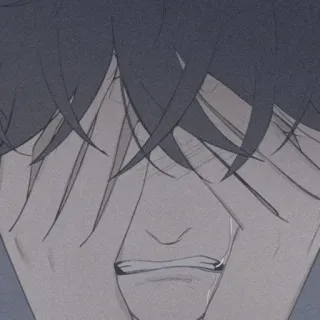 💱 smutny, płacz, anime, manga, łzy, emocjonalny, zły telegram sticker