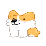 ☺️ corgi, hund, süß, tier, haustier telegram sticker