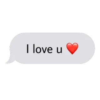 ❤️ I love u ❤️ liebe, herz, nachricht, text, ich liebe dich, zuneigung whatsapp sticker