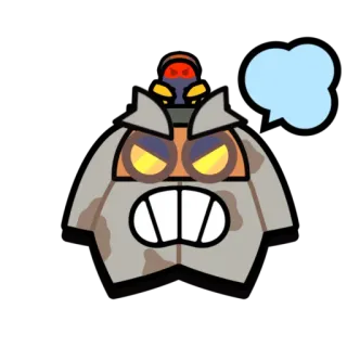 😡 sticker, monster, angry, cartoon, character, illustration telegram sticker