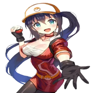 🤗 Rosa Pokemon Покемон, Роза, Аниме, Видеоигра, Девушка, Милый telegram sticker