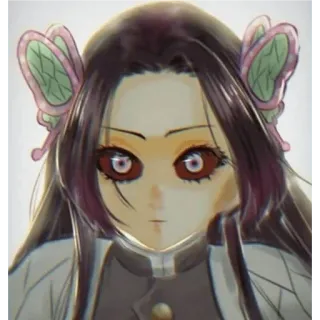 🙂 Kanao Tsuyuri Demon Slayer anime, demon slayer, kanao tsuyuri, fanart telegram sticker
