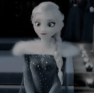 🌨 Elsa Frozen dessin animé, Disney, princesse, Elsa, La Reine des Neiges, reine, glace telegram sticker