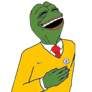 😂 Pepe the Frog 페페, 개구리, 밈, 첼시 telegram sticker