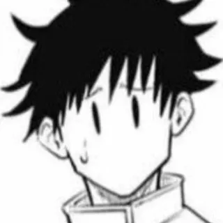 🔗 Anime, Manga, Junge, Jugend, Schüler, schwarze Haare whatsapp sticker