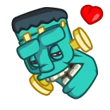 Frankenstein telegram stickers