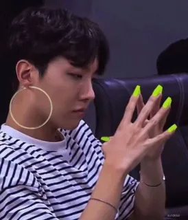 💅 J-Hope J-Hope, K-Pop, BTS, musicista, cantante, artista telegram sticker