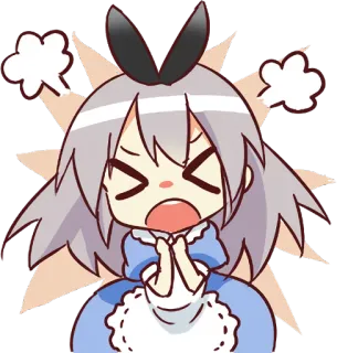 😫 Anime, Wütend, Süß, Cartoon, Frustriert, Manga telegram sticker