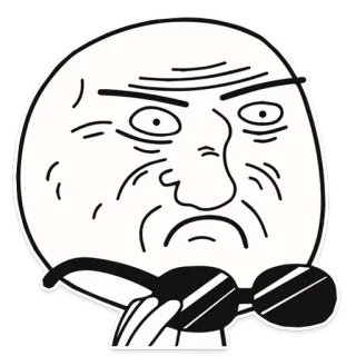 😲 มีม, มีมอินเทอร์เน็ต, เจ๋ง, แว่นกันแดด, Deal with it, ตลก, ขำ telegram sticker