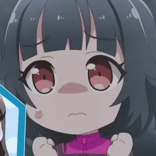 😱 动漫, Q版, 可爱, 悲伤, 漫画 telegram sticker