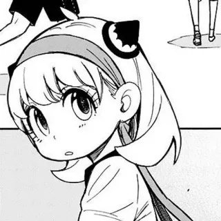 😧 Anya Forger Spy x Family Anime, Spy x Family, Anya Forger, Criança, Mangá, Fofo telegram sticker