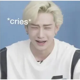 😭 *cries* 哭, 情绪化, 悲伤, 眼泪, 沮丧 telegram sticker