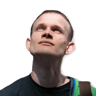 🙄 Vitalik Buterin Vitalik Buterin, cripto, Ethereum, tecnologia, pessoa telegram sticker