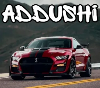 🇺🇿 ADDUSHI Auto, Automobil, Fahrzeug, Sportwagen, Straße, Transport telegram sticker