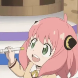 🔴 Anya Forger Spy x Family Anya, Spy x Family, anime, cute, cartoon, girl, child telegram sticker