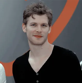🥐 Klaus Mikaelson The Vampire Diaries homme, acteur, portrait, célébrité, Joseph Morgan telegram sticker