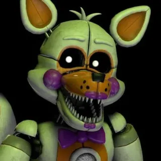 🌟 Lolbit Five Nights at Freddy's Animatrónico, Videojuego, Terror, Lolbit, FNAF telegram sticker