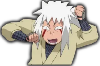 😱 Jiraiya Naruto Jiraiya, Naruto, Anime, Manga, Sabio pervertido, Personaje, Dibujo animado telegram sticker