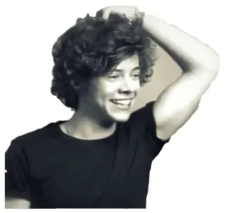 😅 Harry Styles celebrity, singer, harry styles, portrait, person telegram sticker