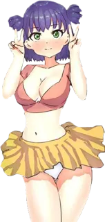 😃 อนิเมะ, เด็กผู้หญิง, การ์ตูน, ภาพประกอบ, ผู้หญิง telegram sticker