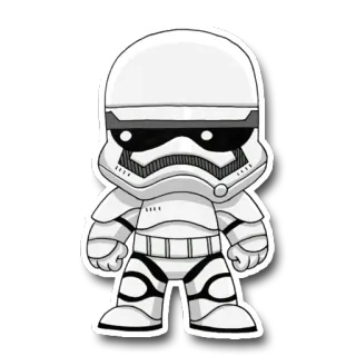 😐 Stormtrooper Star Wars Gwiezdne Wojny, Szturmowiec, Postać, Science Fiction, Hełm, Zbroja, Film telegram sticker