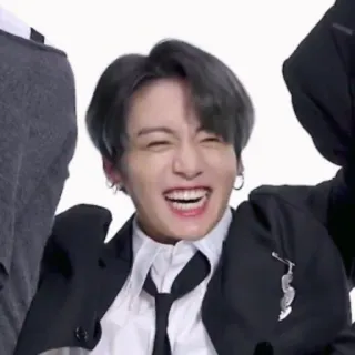 🥳 portrait, man, laughing, smiling, k-pop telegram sticker