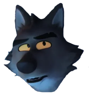 🤔 Mr. Wolf The Bad Guys мультфильм, волк, плохие парни, анимация, персонаж telegram sticker